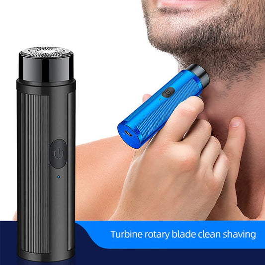USB Rechargeable Mini Electric Shaver for Men | Travel Razor Electric Shaver Peaceful Pleasures Health and Wellness