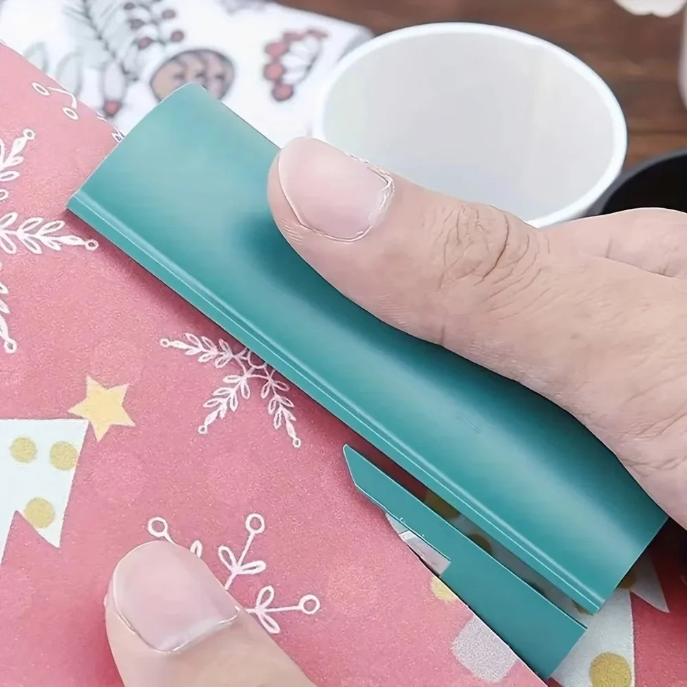 Paper Cutting Machine Portable Mini Paper Cutting Machine Christmas Packaging Paper Cutting Knife Cutting Wrapping Paper Cutter Peaceful Pleasures Health and Wellness
