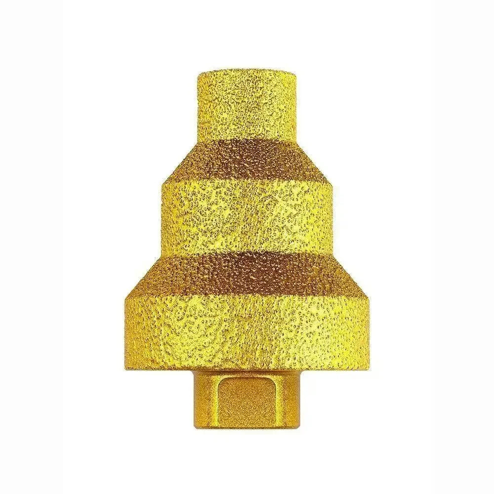 Angle Grinder Drill Bits: 20 - 35 - 50mm Hex Shank Diamond Step Chamfer for Enlarging Holes in Marble, Tile, Masonry & Concrete Peaceful Pleasures Health and Wellness Gold