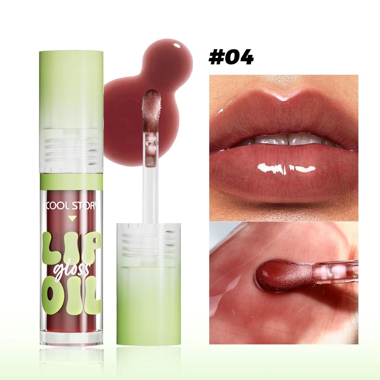 Crystal Jelly Lip Gloss & Lip Oil | Mirror Shine Non-Sticky
