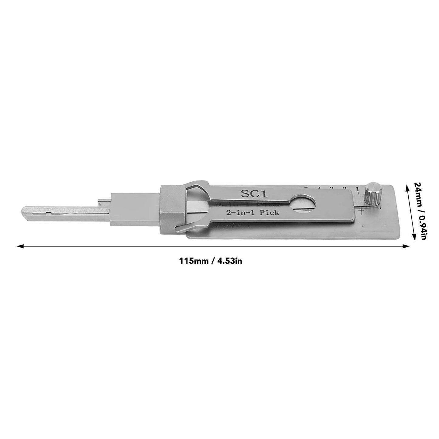 Hook Pickup Key Decoder 1 Stainless Steel Pick Up Tool Hardware