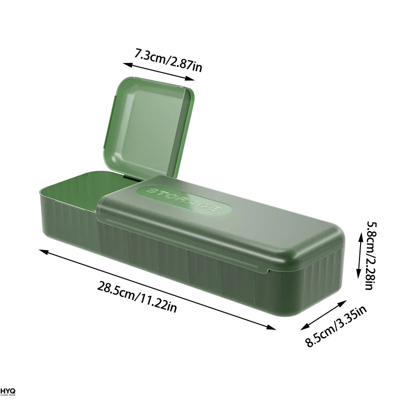Desktop Covered Data Cable Storage Box Power Charging Sorting Tool