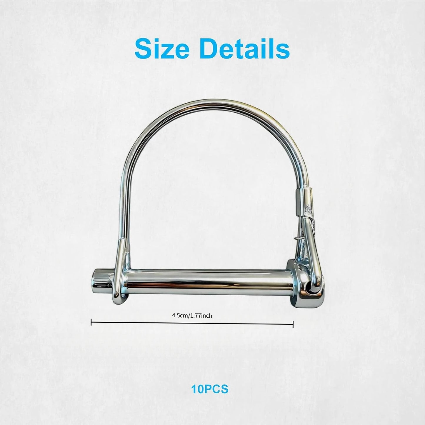 Carbon Steel Trailer Quick Release Locking Pin Universal Farm Lawn