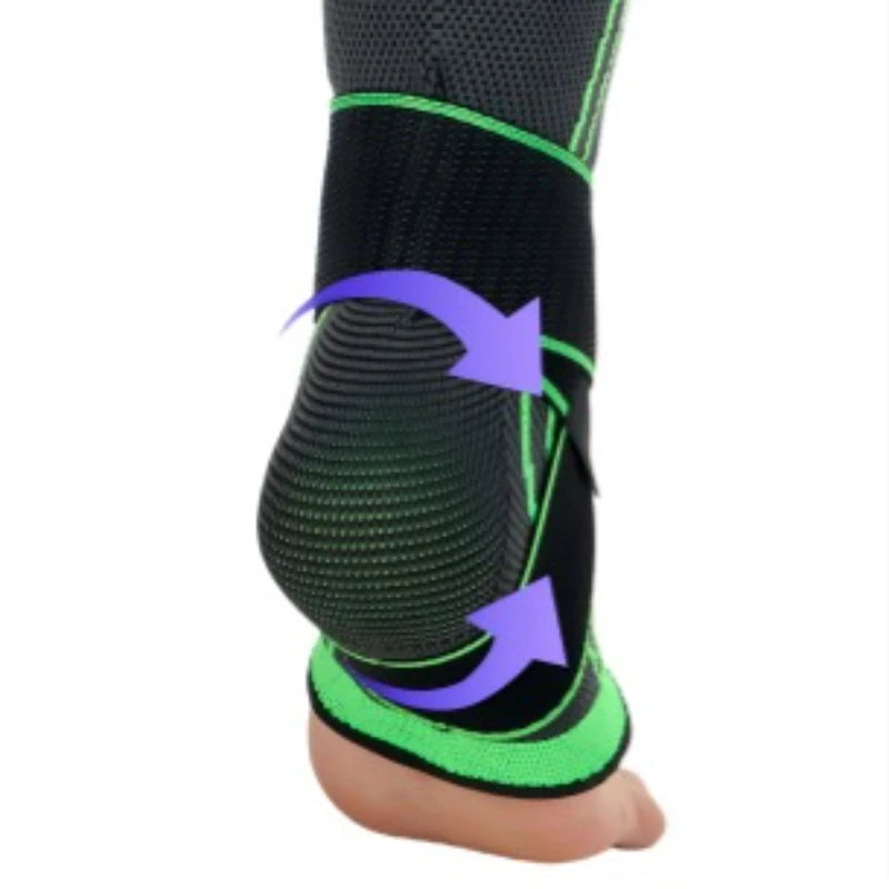 Ankle Protection for Running Basketball and Football with Straps Fixed To Prevent Ankle Sprains Knitted Elastic Shock-absorbing Peaceful Pleasures Health and Wellness