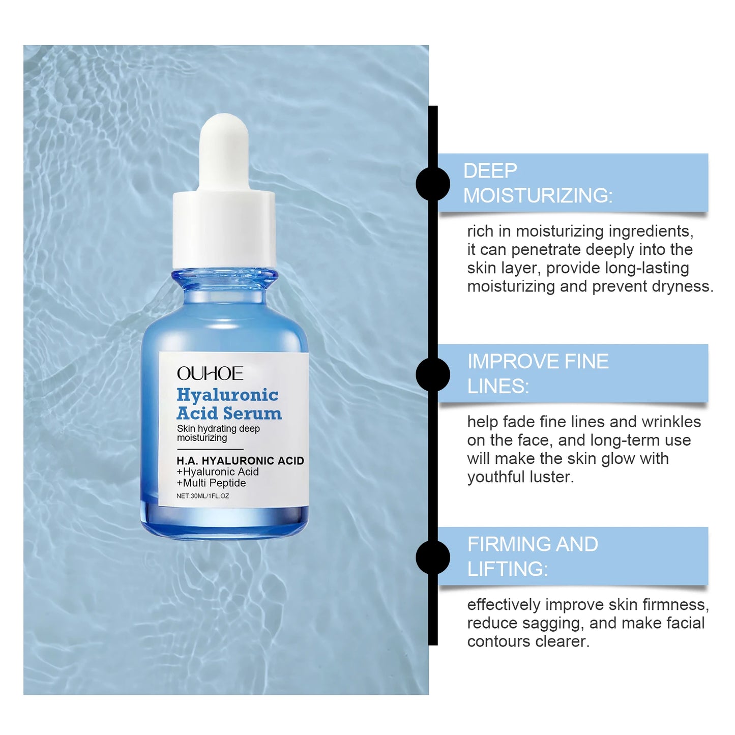 30ml Blackhead Removal Pore-Shrinking Face Serum | Brightening