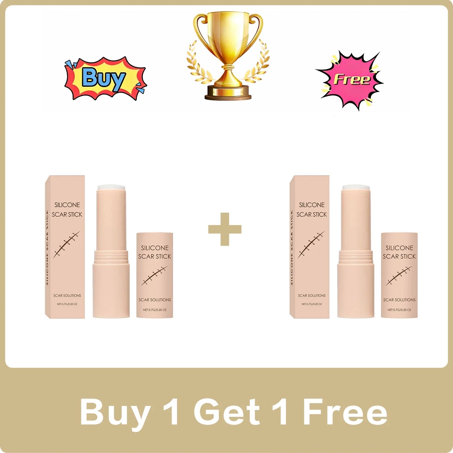 Scar Care Moisturizing Stick – Face & Body Hydrating Balm