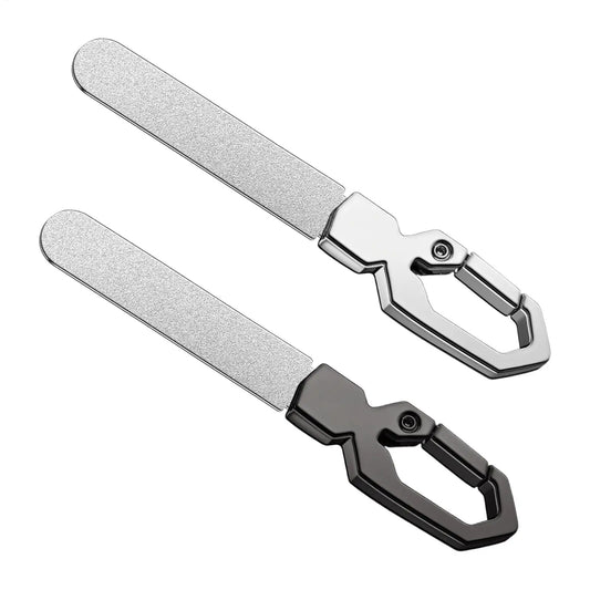 Double-Sided Stainless Steel Nail File | Reusable Manicure Tool Nail File Peaceful Pleasures Health and Wellness