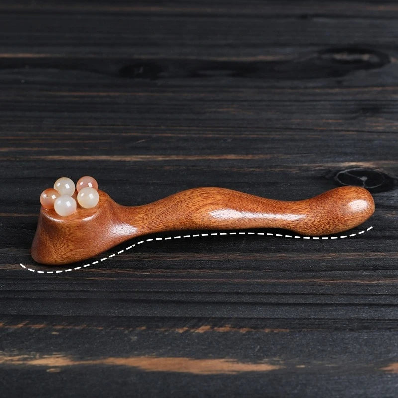 Ruyi Sandalwood Meridian Massage Comb | Full Body Acupressure