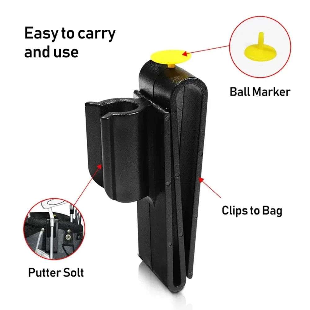 Golf Club Clamps Ball Bag Clamps Putter Retaining Clamps Club Golf Training Equipment Outdoor Sports Golf Training Accessories Peaceful Pleasures Health and Wellness