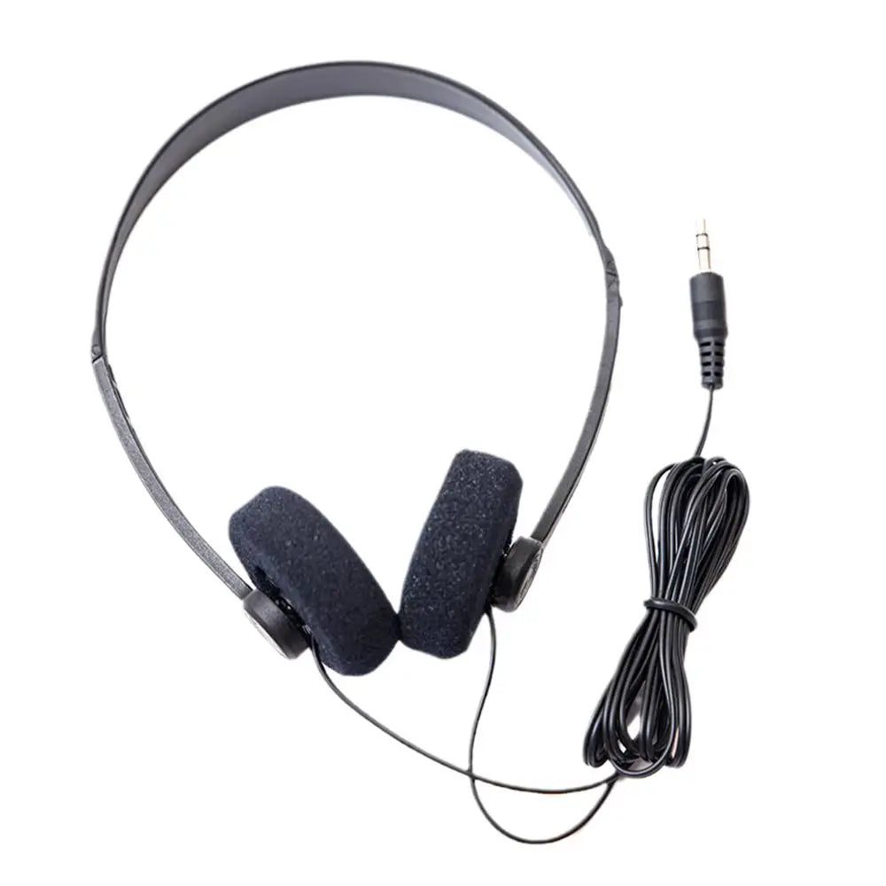 Retro Wired Headphones 3.5mm | Portable Vintage Over-Ear