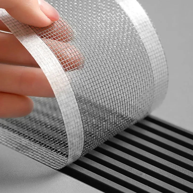 Shower Drain Hair Catcher – Self-Adhesive Filter Roll