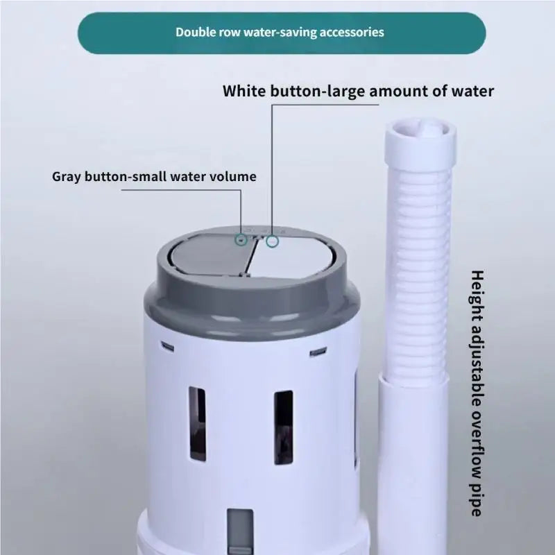 3-Inch Toilet Flush & Fill Valve Repair Kit | Dual Flush Button
