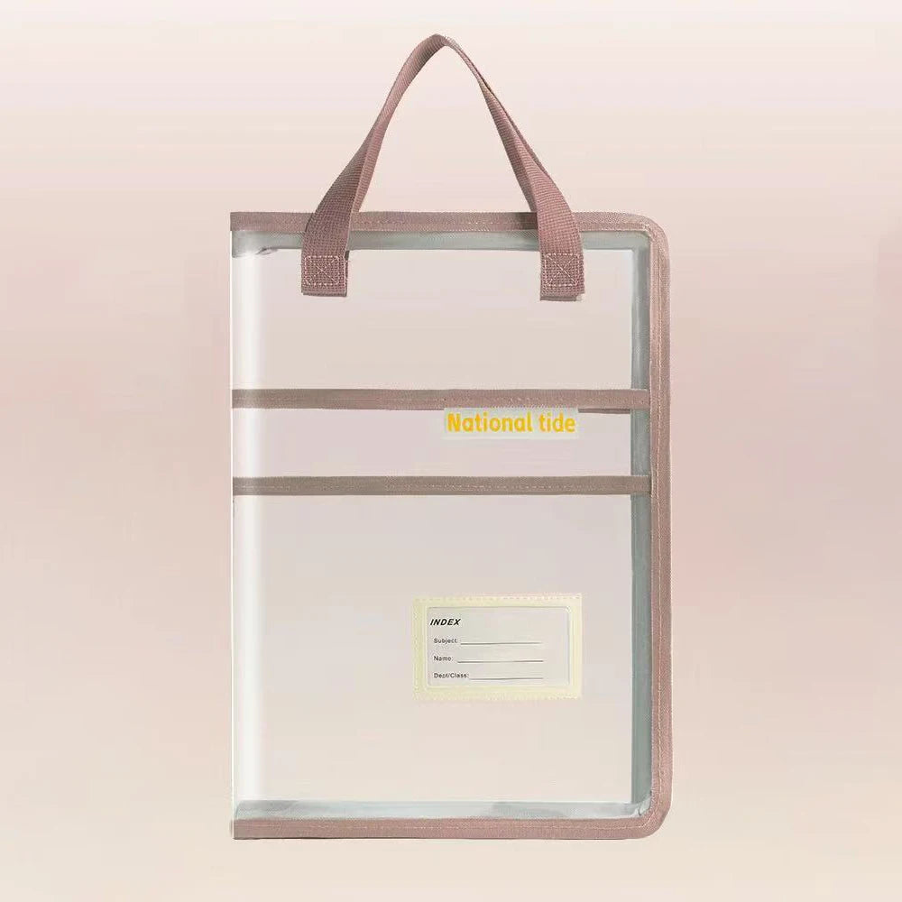 A3 A4 Zipper Bag Subject Classification Document Large Opening
