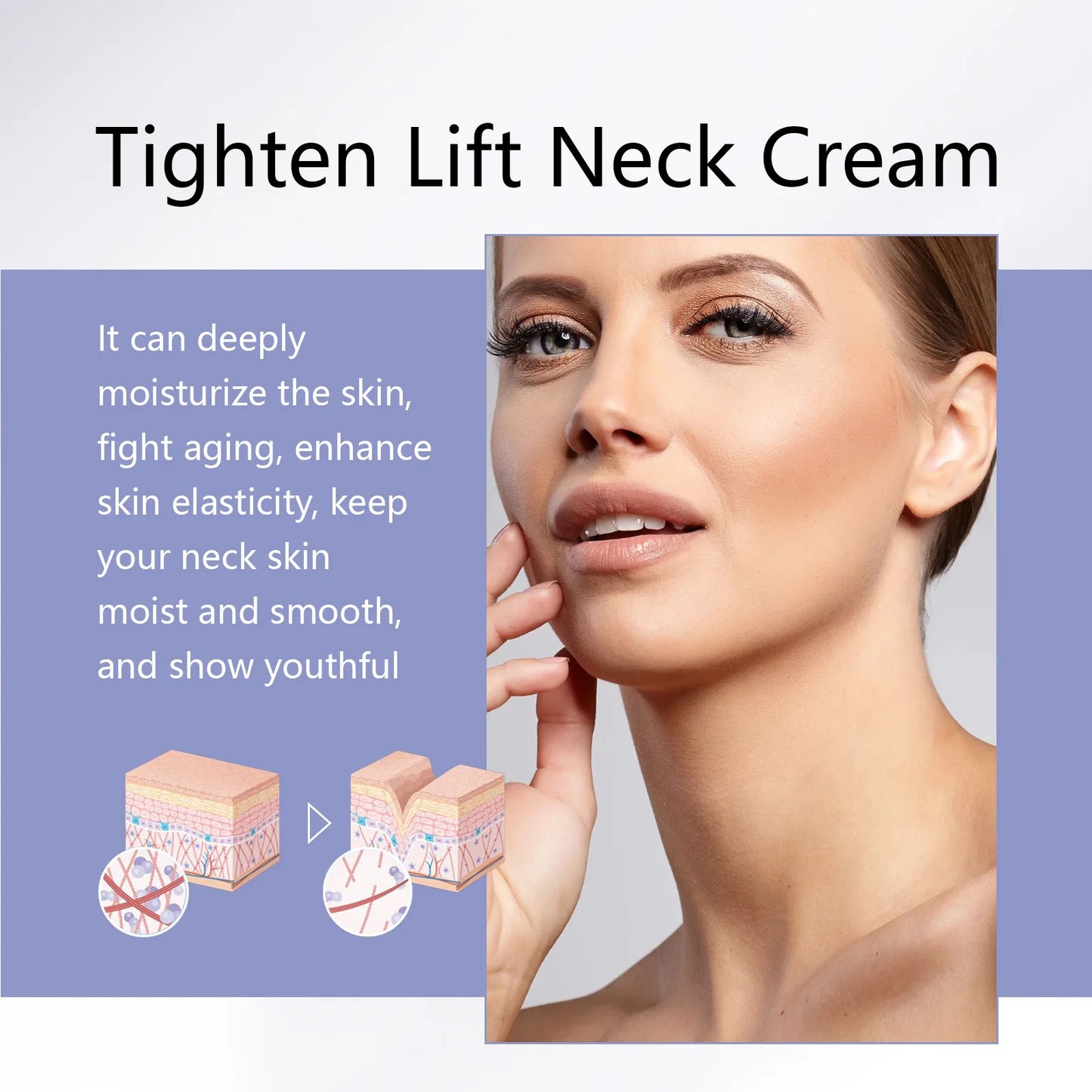 Neck Firming Cream – Anti-Wrinkle Hydrating Treatment 50g