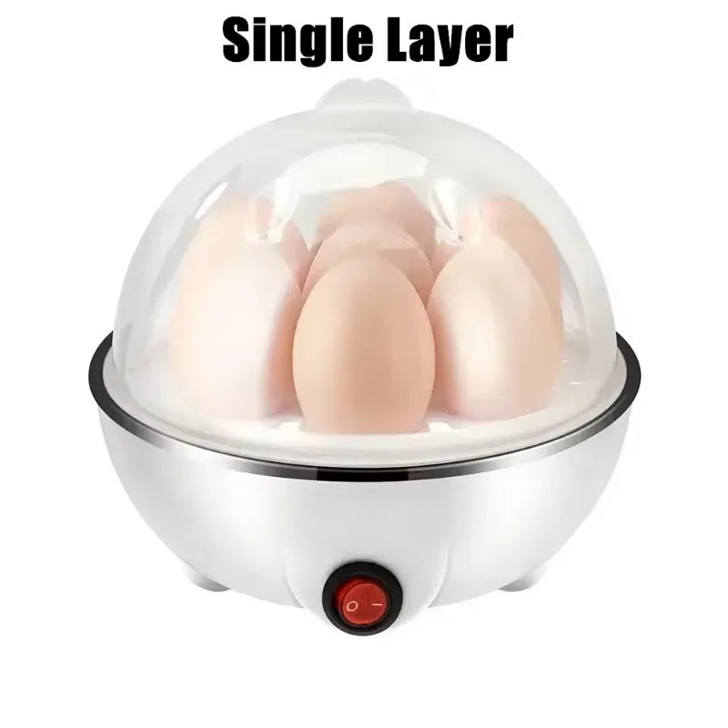 220V Rapid Multifunctional Electric Egg Boiler Steamer Cooker for Corn Milk Eggs Kitchen Cooking with EU US Plug Peaceful Pleasures Health and Wellness