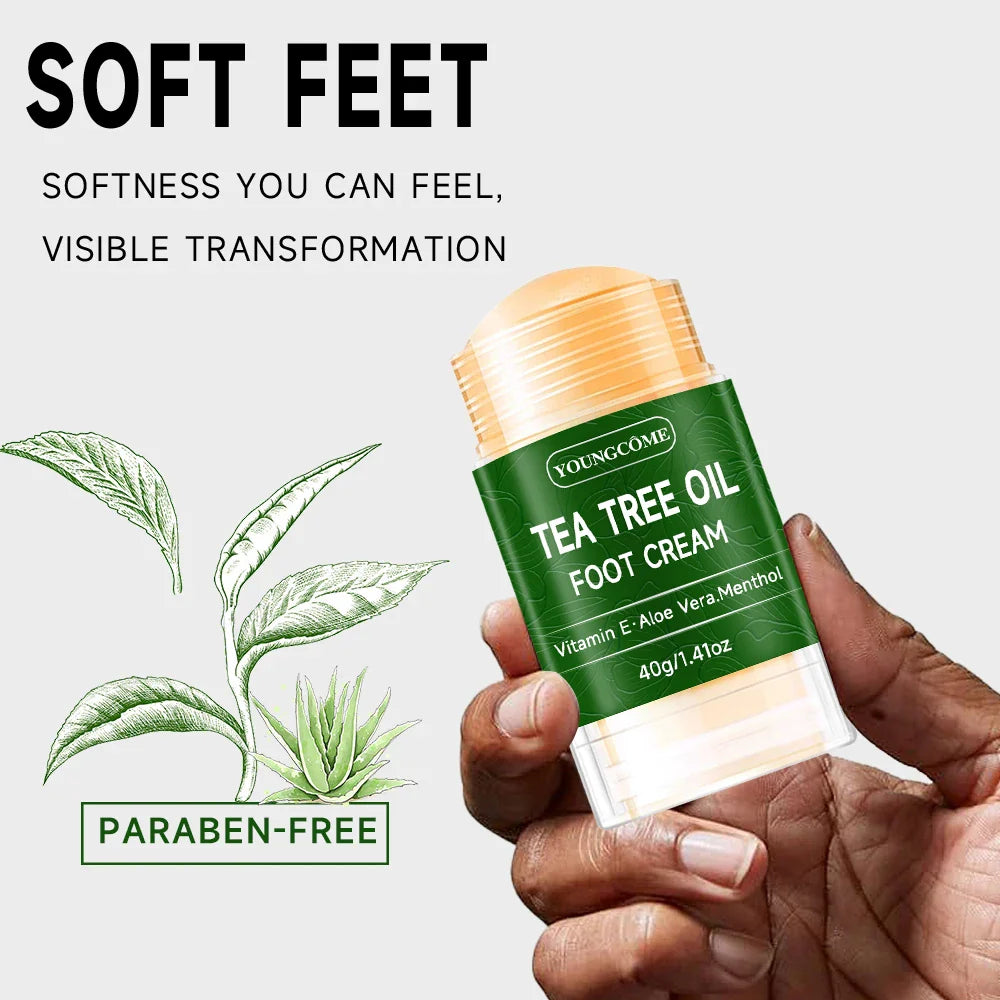 Tea Tree Oil Foot Cream – Moisturizing Foot & Hand Care 40g