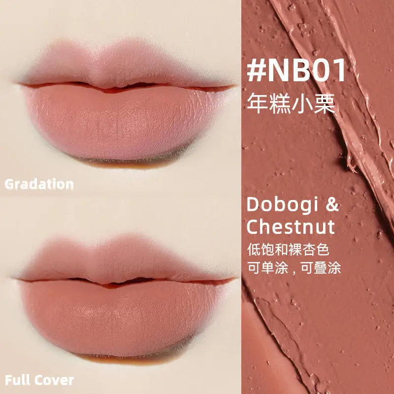 Double-Headed Matte Lip Tint & Gloss – Waterproof, Long-Lasting