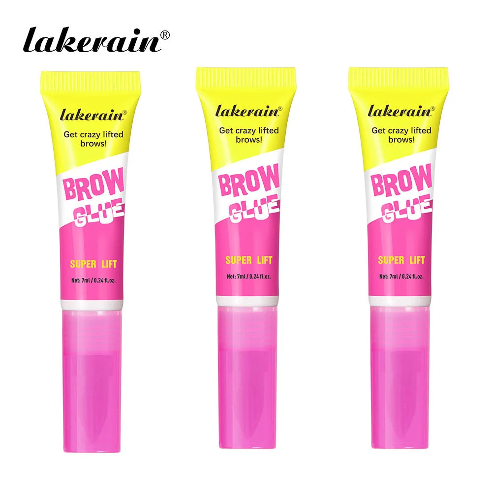 Clear Brow Lamination Gel with Styling Comb – Strong Hold