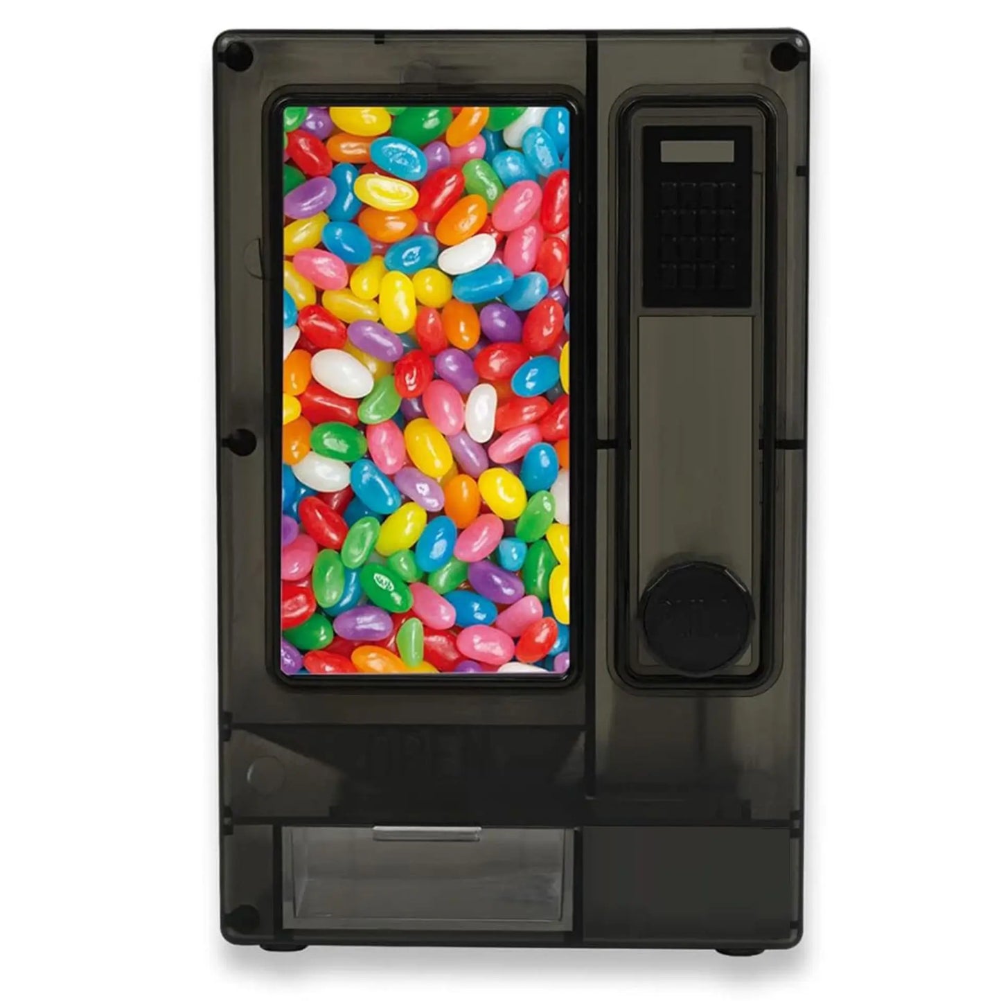 Creativity MM Bean Chocolate Bean Rainbow Candy Machine Mini Bean Machine M Bean Storage Can Children's Ornament Practical Toys Peaceful Pleasures Health and Wellness black