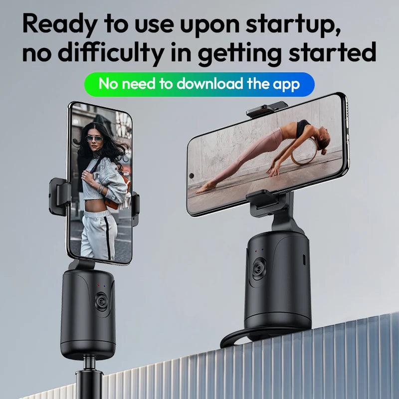 YT20 Auto Tracking Phone Gimbal – 360° Foldable Selfie Mount Peaceful Pleasures Health and Wellness