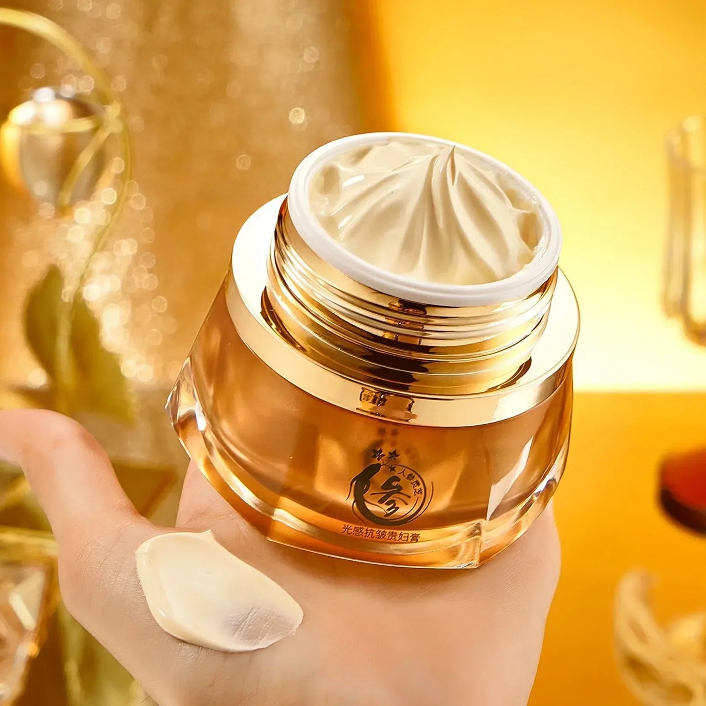 Ginseng Ganoderma Anti-Wrinkle Face Cream for Dry & Aging Skin