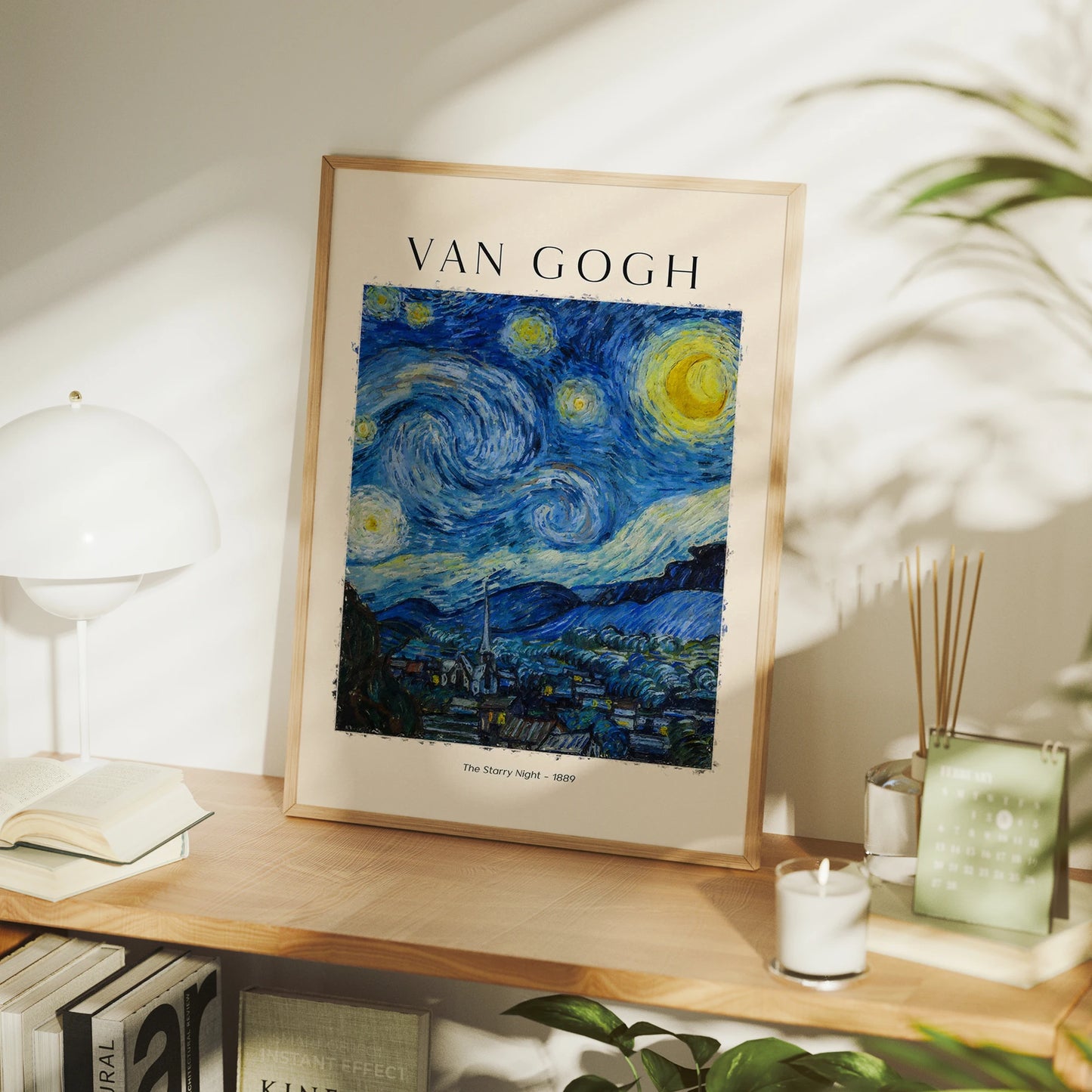 Van Gogh Starry Night Canvas Wall Art Print | Home Decor