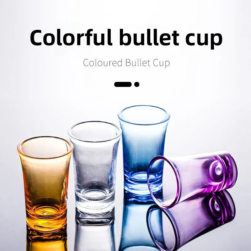 Multicolor Reusable Plastic Party Shot Glasses | Fun Cup Set