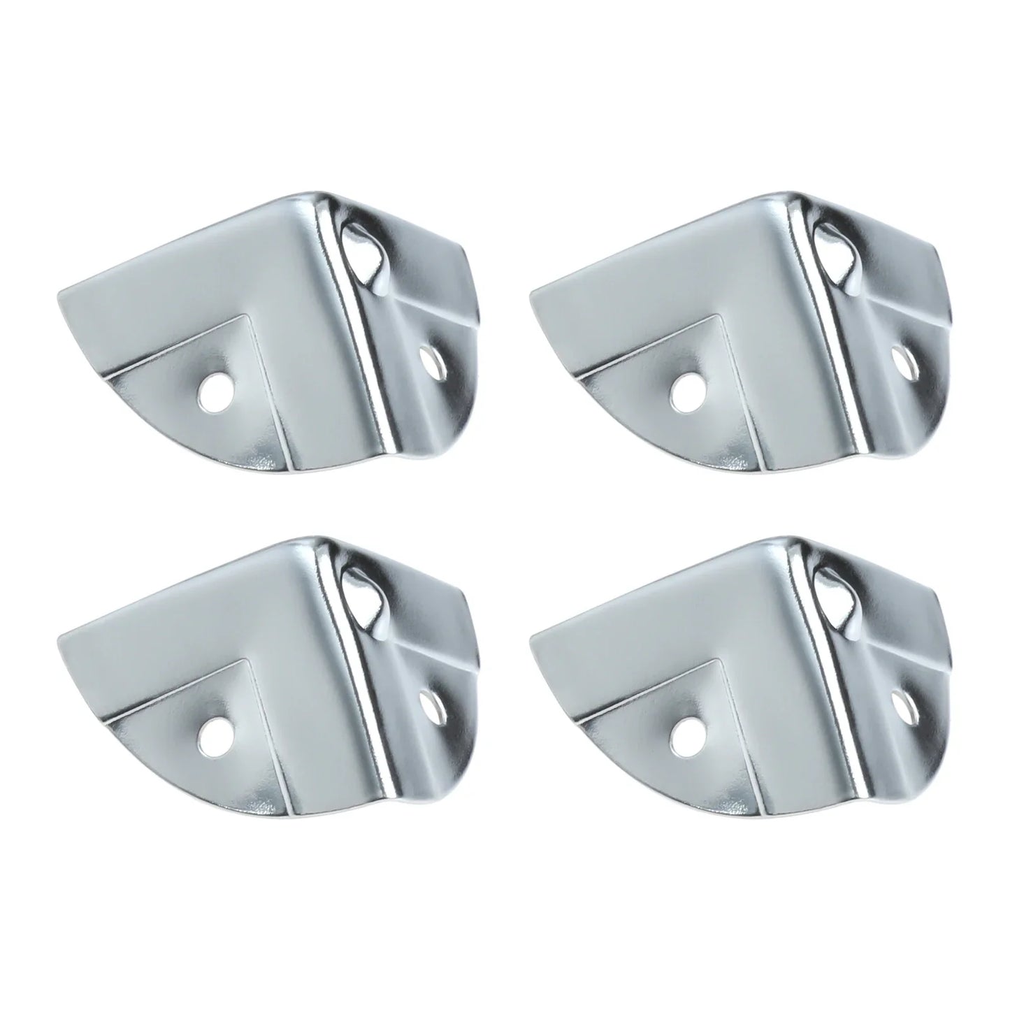 4Pcs Metal Corner Protectors for Tool Box, Flight Case & Luggage