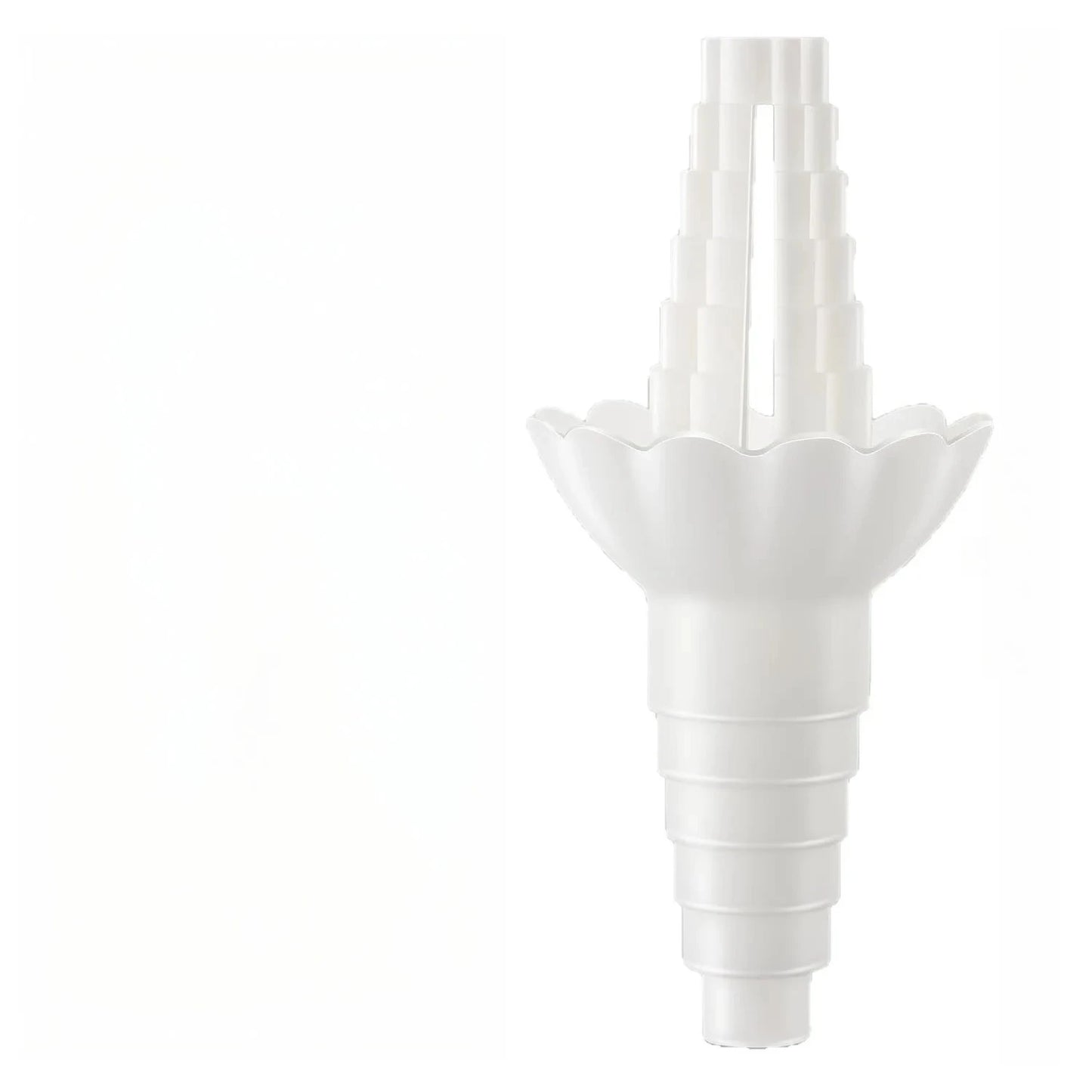 Universal Bottle Emptying Kit - Reusable Liquid Transfer Connector with No Waste Funnel Adapter, Compatible with Soap, Shampoo Peaceful Pleasures Health and Wellness White 1pc