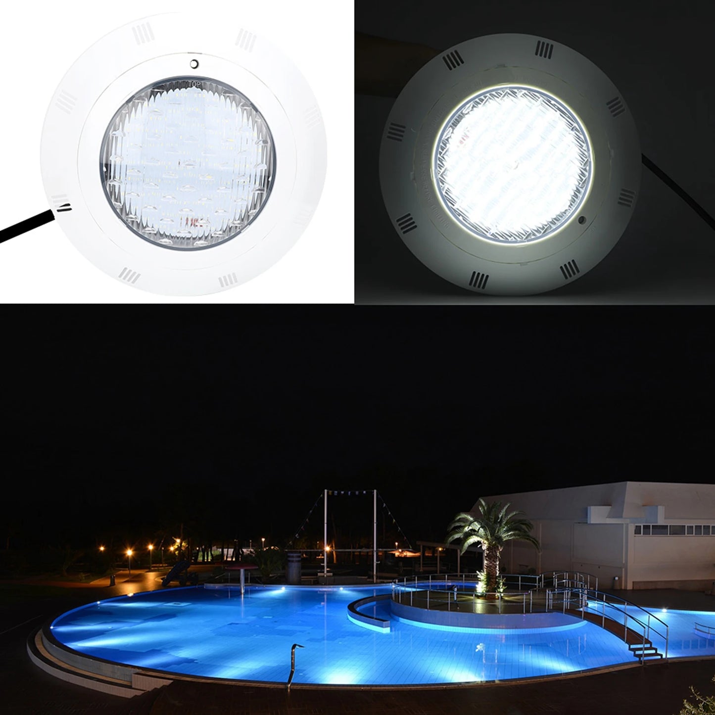 AC12V 40W 360 LED White Light Underwater Swimming Pool Lights RGB