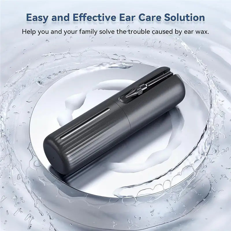 A36T-Ear Wax Removal Tool Water Powered Ear Cleaner Electric Ear Cleaning Kit With 10 Ear Tips Waterproof Peaceful Pleasures Health and Wellness