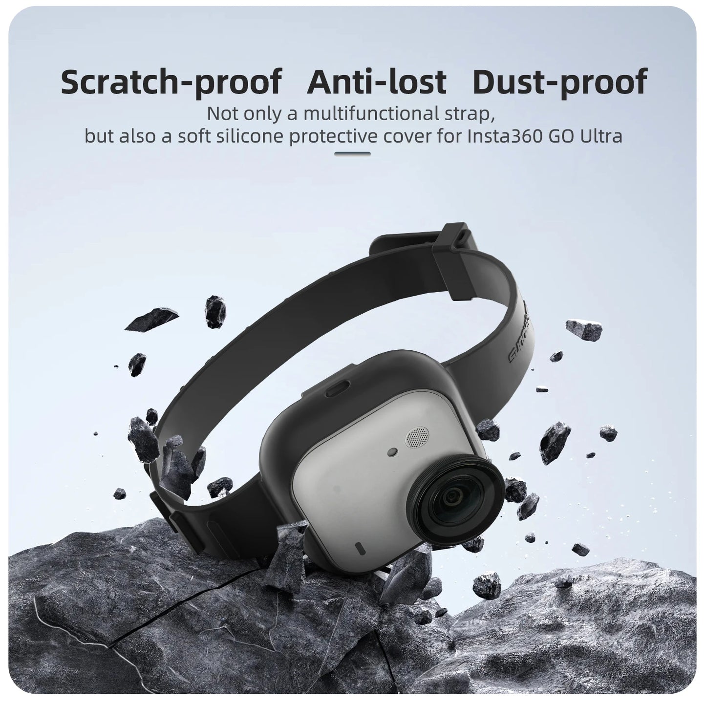 Insta360 GO Ultra Silicone Strap & Protective Case | 6-in-1