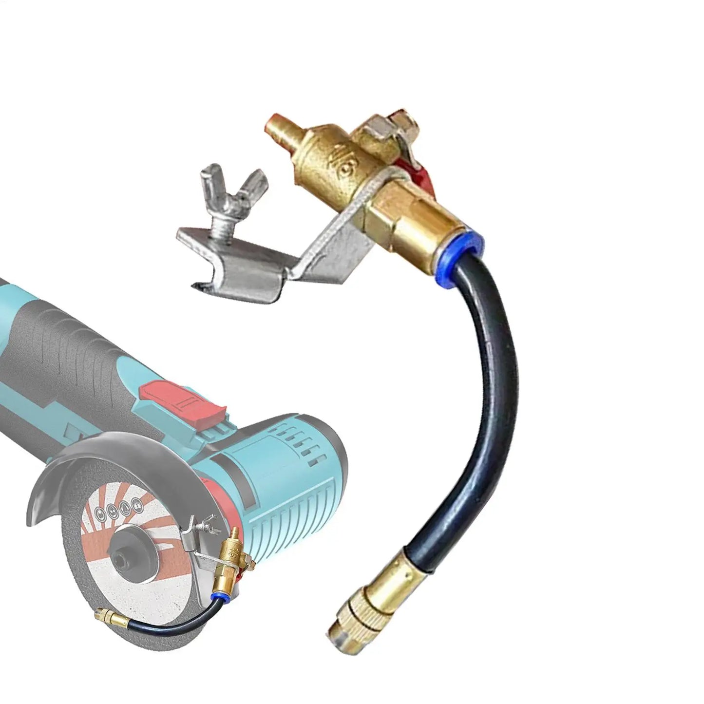 Angle Grinder Misting Water Sprayer – Coolant Nozzle System