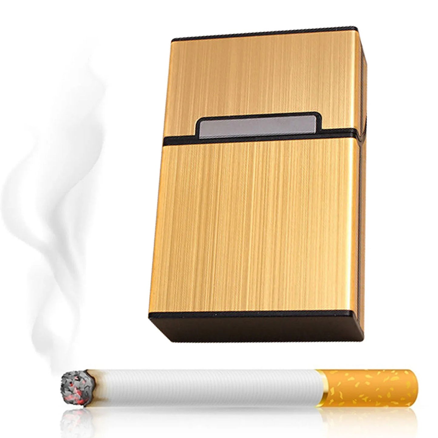 Cigarette Case Storage Container Durable Portable 20 Capacity Cigarette Case for Home & Business Occasions Peaceful Pleasures Health and Wellness