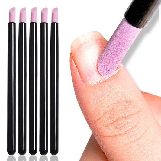 Quartz Stone Scrub Nail File Rods Cuticle Remover Dead Skin Remover Perfect Gift Lightweight Portable Handy Use Manicure Tools Peaceful Pleasures Health and Wellness