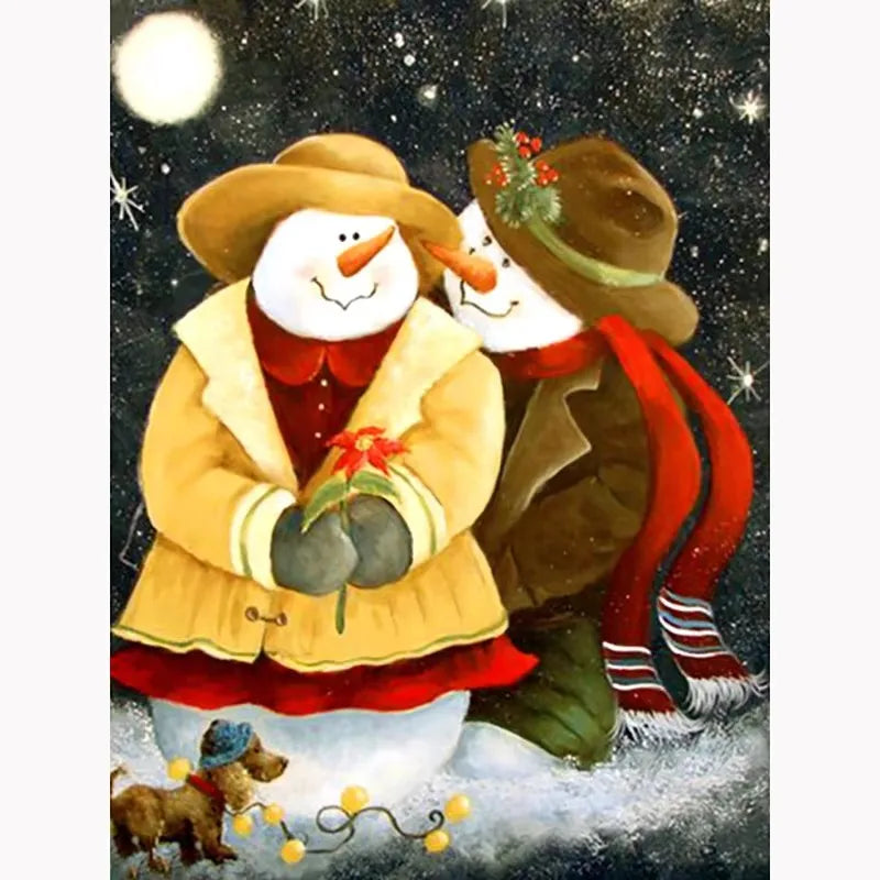 1pc, Santa Claus and Reindeer Canvas Art Print, Vintage Christmas Illustration, Modern Art Decor, Unframed, Horizontal Wall Art Peaceful Pleasures Health and Wellness ZLH5499 70x100cm No Frame