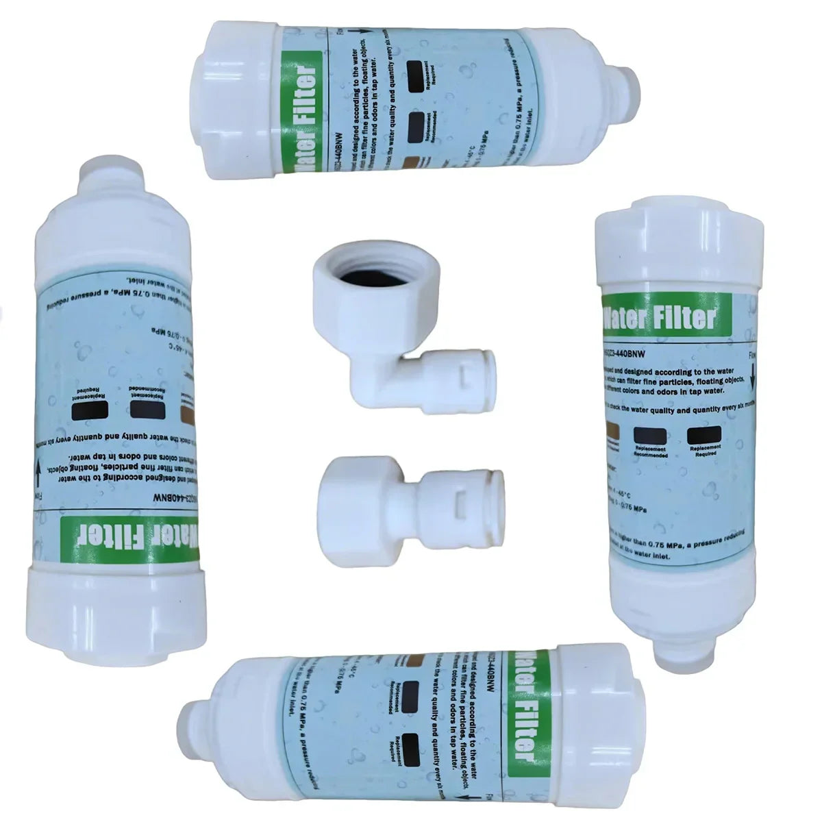 Bidet Inlet Pre-Filter | 1/2" 1/4" 3/8" Toilet Water Filter Set