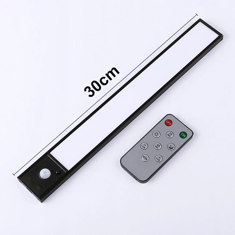 RUNTOIN LED Motion Sensor Under Cabinet Light | Dimmable Type-C