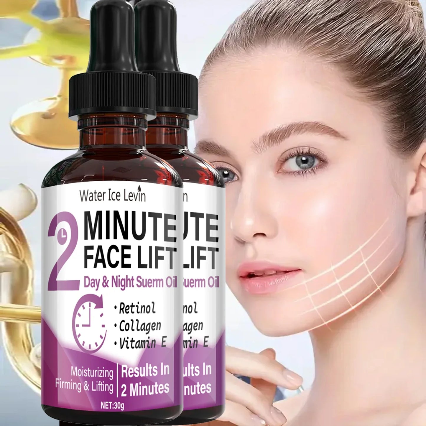 Retinol & Collagen Face Lift Serum Oil – Firm & Moisturize