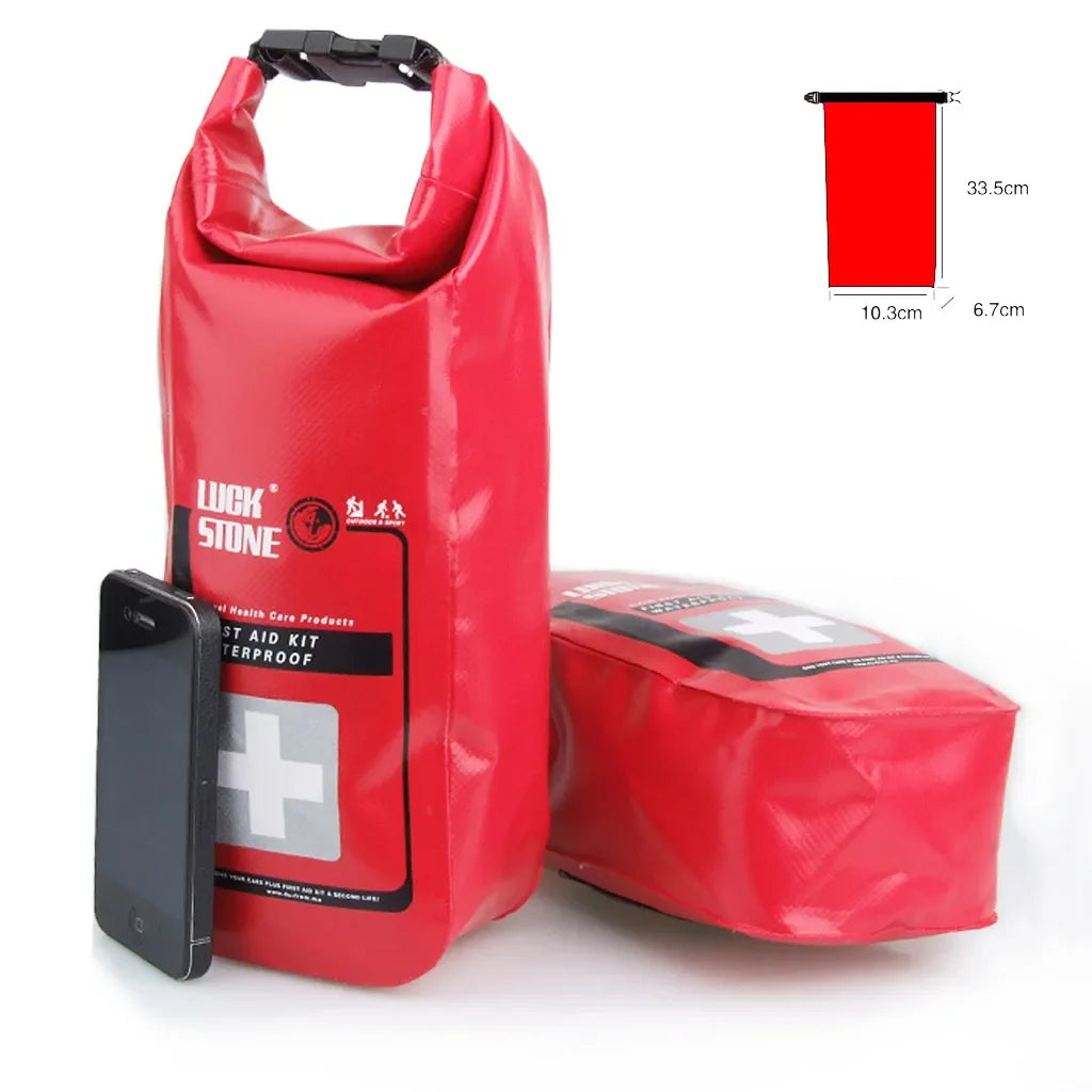 New 2L Portable Waterproof First Aid Bag Outdoor Camp Emergency Kits Case Only For Home Car Travel Fishing Hiking Sports Peaceful Pleasures Health and Wellness