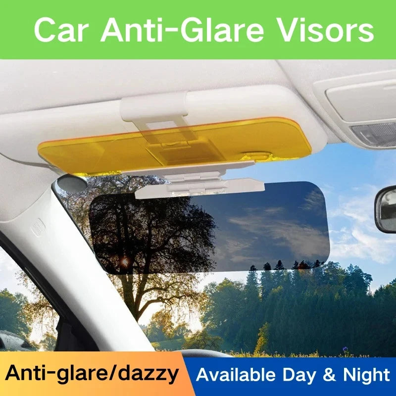 HD Car Sun Visor Extender – Day & Night Anti-Glare UV Shield