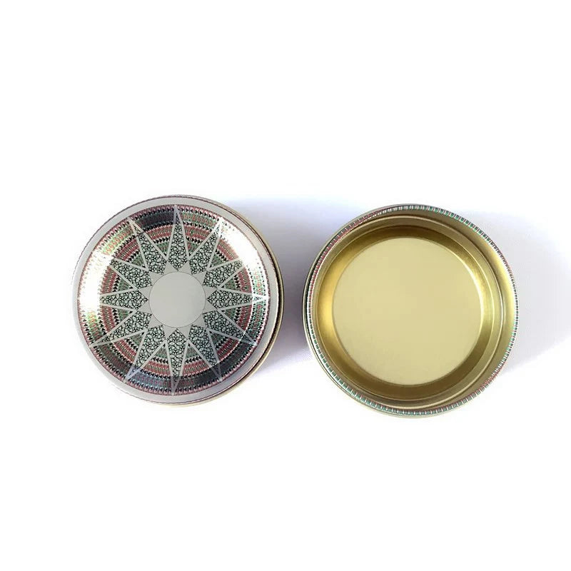 Saffron Tin Box with PVC Window | 1g Spice Packing Tin