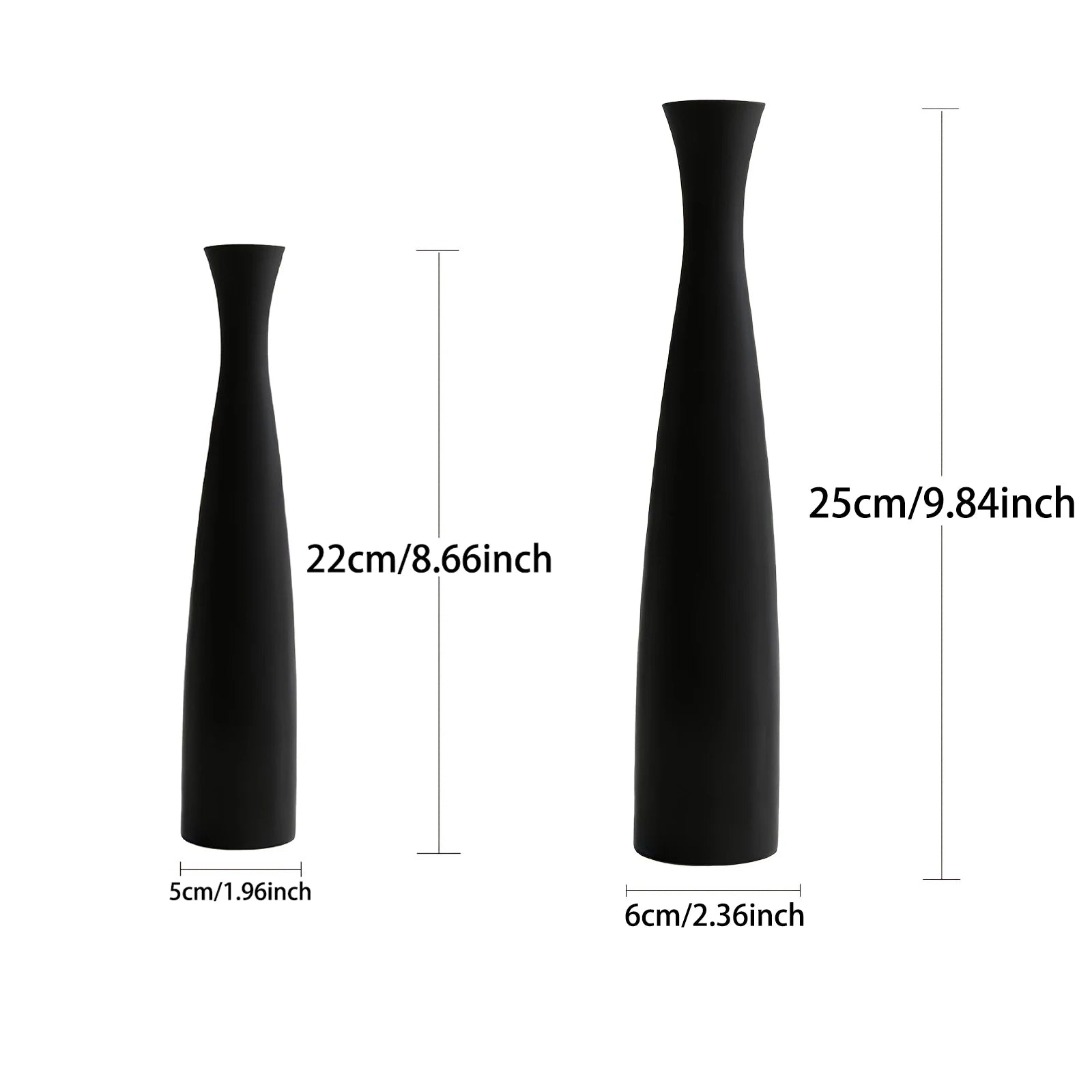 Modern Ceramic Vase White Black Plants Ornaments Minimalist Vase for Living Room Home Office Party Decoration Flower Bottle Peaceful Pleasures Health and Wellness
