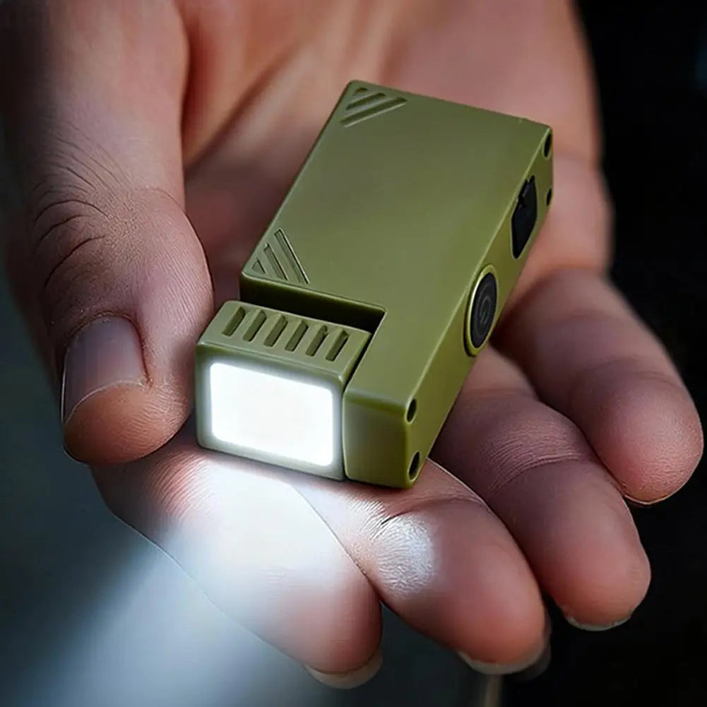 Mini Keychain Flashlight – USB-C Rechargeable, 160 Lumen Work Light
