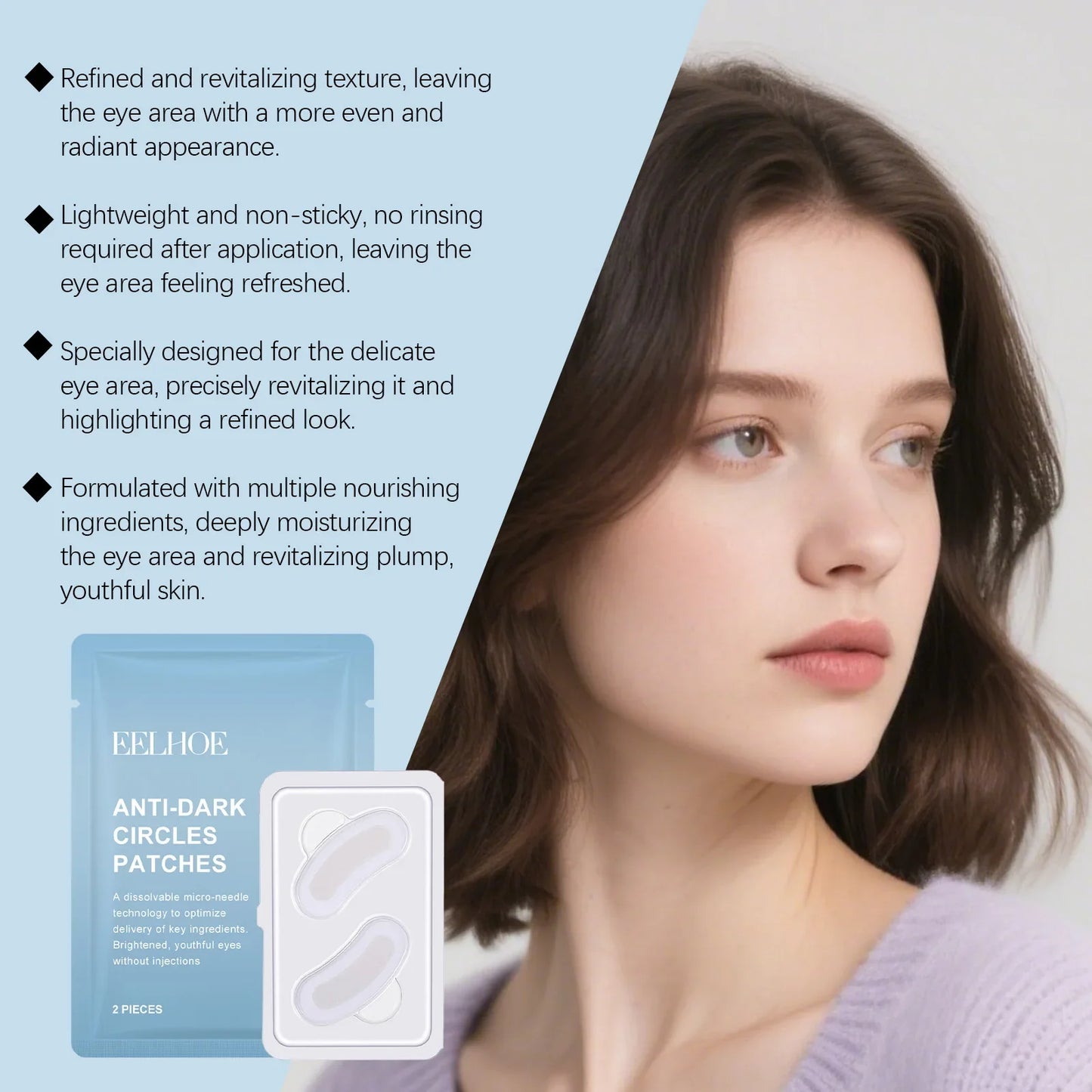 Eelhoe Moisturizing Eye Patches – Hydrating Daily Eye Mask