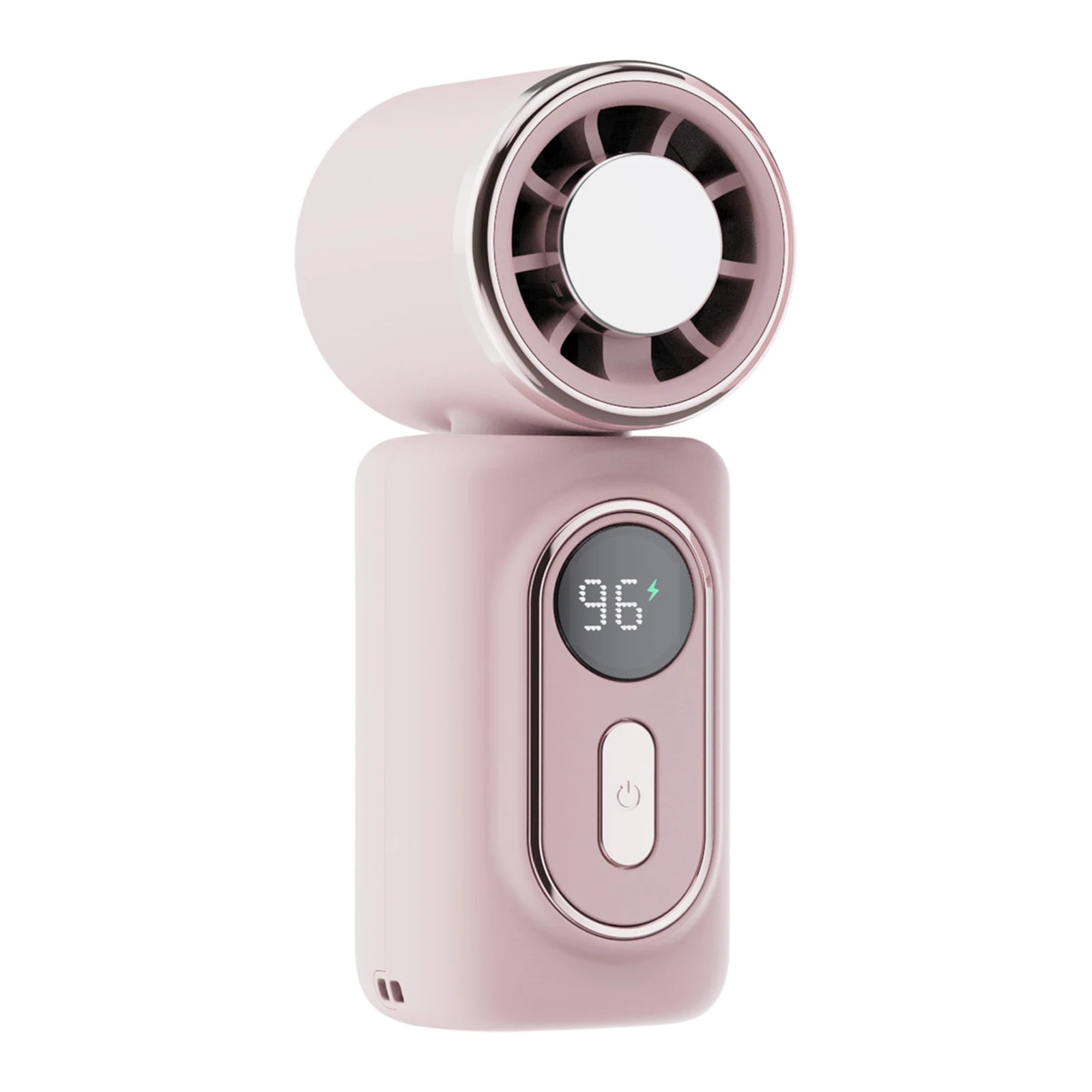 Portable Clip-On Mini Fans Hands-Free Handheld Fan 3000mAh with LED Display for Outdoor Travel Office Travel Accessories Gift Peaceful Pleasures Health and Wellness