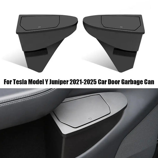 For Tesla Model Y Juniper 2025 front Rear door storage slot Front Door Trash Garbage Bin Waterproof Storage Box Car Accesso Peaceful Pleasures Health and Wellness