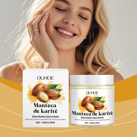 Shea Butter & Vitamin E Soothing Cream – Face & Body 120g Moisturizing Body Cream Oasis Select