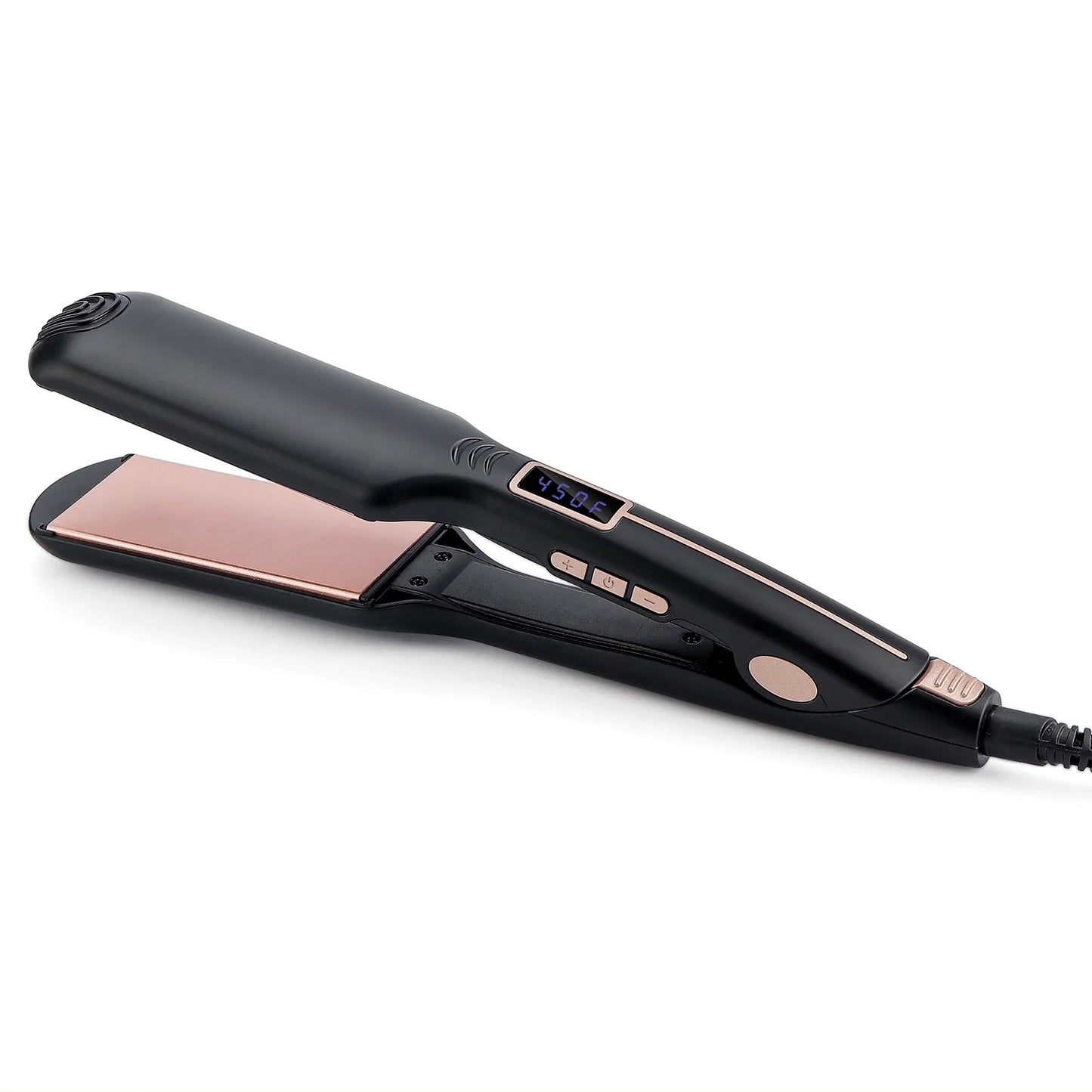 2-in-1 Hair Straightener & Curler | 10s Heat, 12 Temps