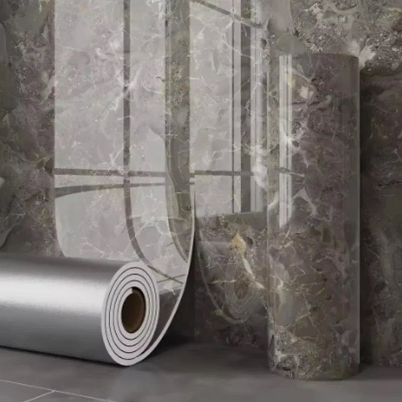 Marble Tile Peel & Stick Wallpaper – Waterproof Foam Wall Sticker